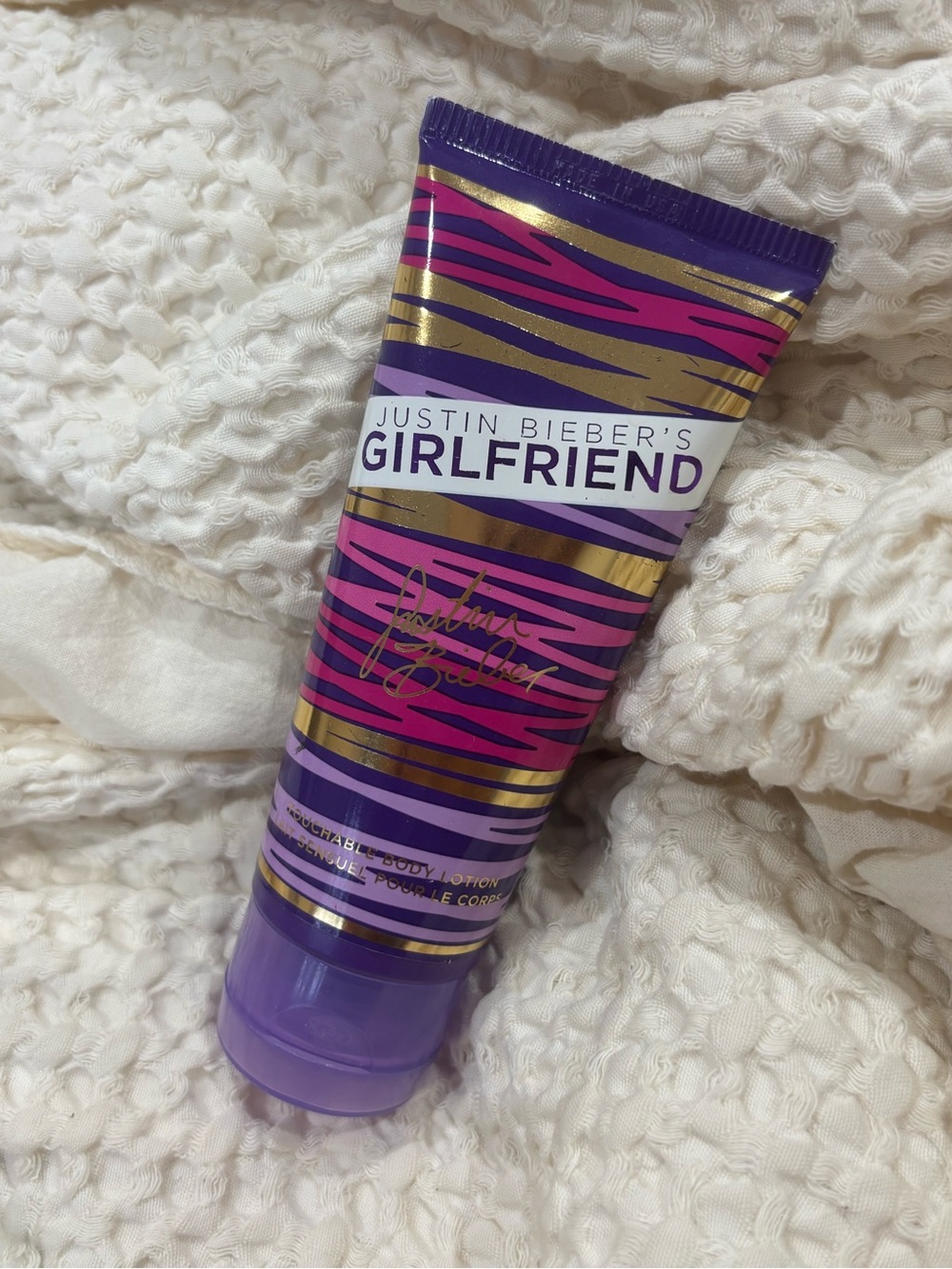 Justin Bieber Girlfriend Shimmer Body Lotion
